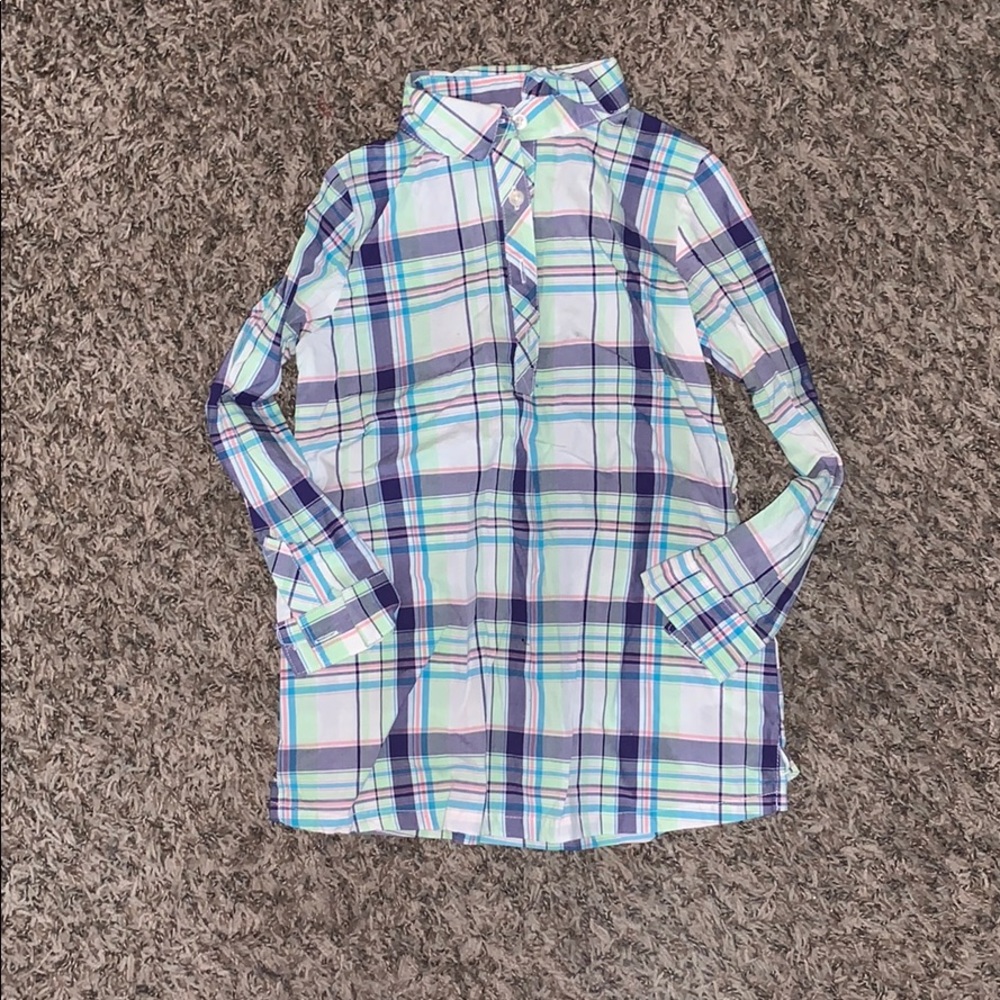 Girls size 5 flannel shirt